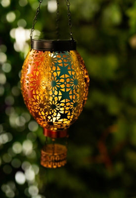 Solar Hanging Hot Air Balloon Lantern