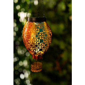 Solar Hanging Hot Air Balloon Lantern