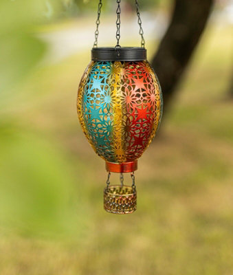 Solar Hanging Hot Air Balloon Lantern - 3
