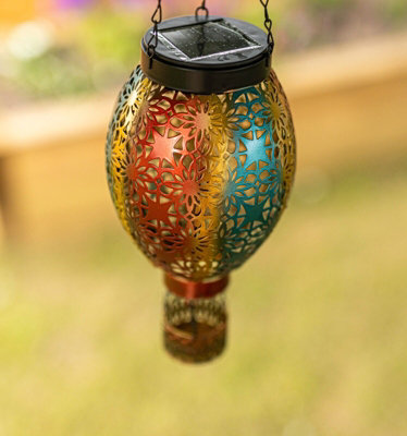 Solar Hanging Hot Air Balloon Lantern - 5