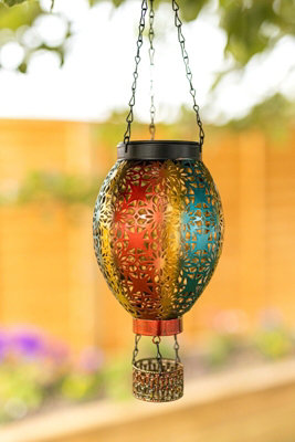 Solar Hanging Hot Air Balloon Lantern - 6