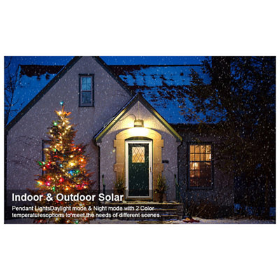 Solar LED Shed or Garage Pendant Light - 5