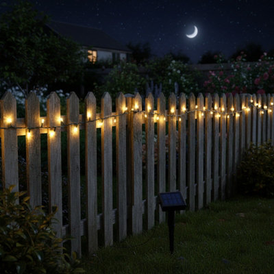 Image result for Solar LED String Lights 100 Bulbs - Weather Resistant & Energy ...