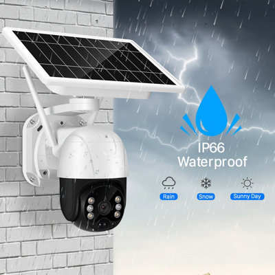 Solar low power ball machine Outdoor waterproof Security Camera