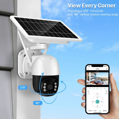 Solar low power ball machine Outdoor waterproof Security Camera - 3