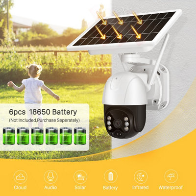 Solar low power ball machine Outdoor waterproof Security Camera - 4