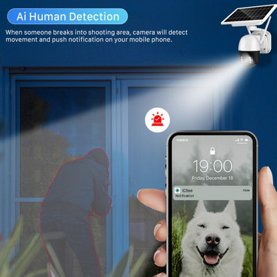 Solar low power ball machine Outdoor waterproof Security Camera - 6