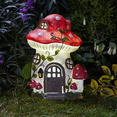 Solar Mushroom LED Fairy Garden Ornament