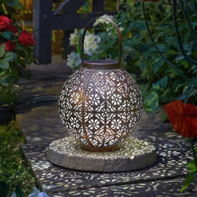 Solar Outdoor Lantern Garden Decor LED Outdoor Light Waterproof Garden Ornament