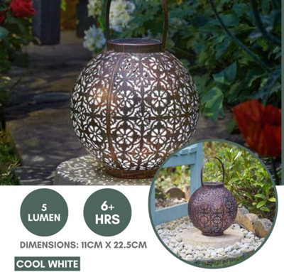 Solar Outdoor Lantern Garden Decor LED Outdoor Light Waterproof Garden Ornament