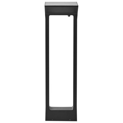 Solar Outdoor LED Bollard Lamp MALDEN Black