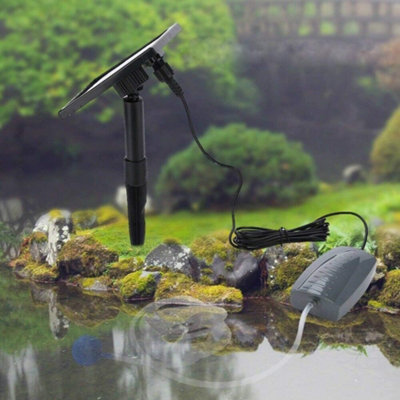 Solar Oxygenator Air Pump for Pond 120LPH Solar Powered Floating Water Pump