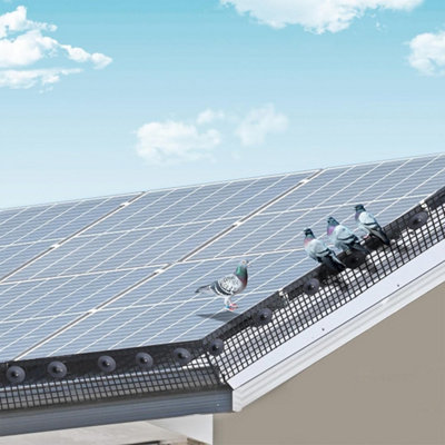 Solar Panel Bird Guard Mesh - 32m x 20cm PVC Coated Galvanised Wire ...