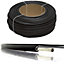 Solar Panel Black 4mm PV Cable DC Rated Insulated Wire (50 Meters Drum)