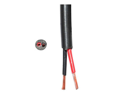 Solar Panel  Cable - Twin Core 1.5mm2 21A - 2m Coil