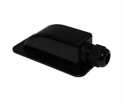 Solar Panel Mounting Single Cable Entry Black