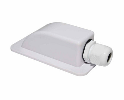 Solar Panel Mounting Single Cable Entry White