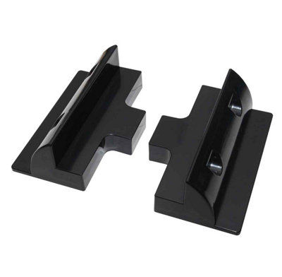 Solar Panel Short Side Mounting Bracket - Black