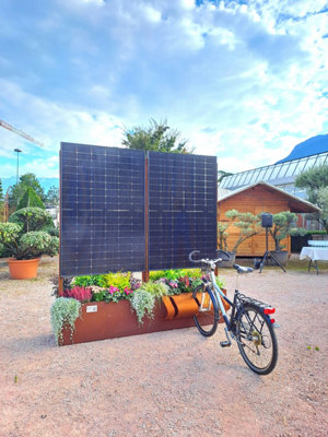 Solar Panel Versatile Outdoor Planter