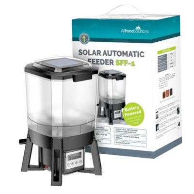 Solar Powered Automatic Pond Fish Food Feeder SFF-1