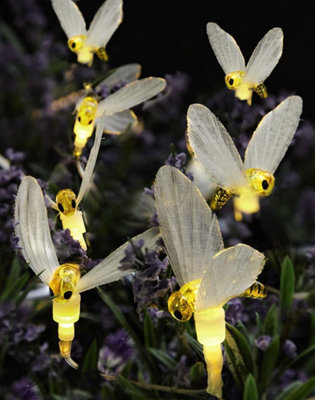 Solar powered deals bee lights