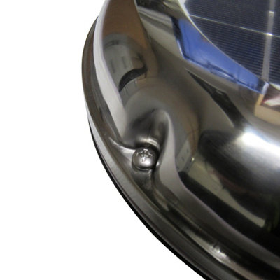 Solar Powered Caravan Extractor Fan (Stainless Steel Exhaust Roof Vent ...