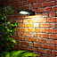 Solar Powered Motion Sensor Street Lamp Style Garden Wall Security Light