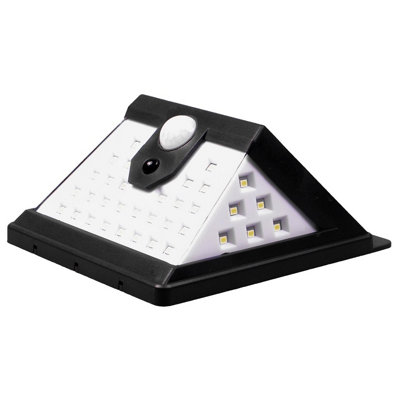 3-6x Outdoor Solar Wall Light With Motion Sensor – PIR Flood Lamp, 3 Modes