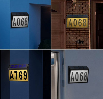 Solar Powered Outdoor Waterproof Plug In Ground LED Street Sign Lights