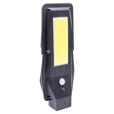 Solar Powered PIR Motion Sensor Street Lamp Style Wall Security Light ...