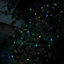 Solar Powered Sevilla Multicoloured LED String Lights - Weatherproof Outdoor Garden Fairy Lighting with 100 RGB LEDs - L10m