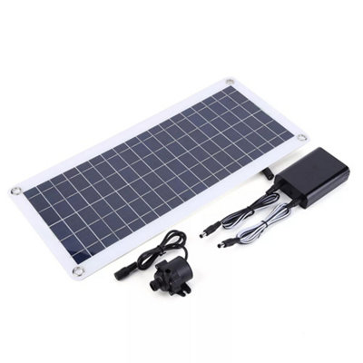 Solar Submersible Water Pump – 800L/h DC 12V Brushless Motor, 10W Solar Panel, Quiet Operation, For Fish Ponds, Garden Fountains & Water Features