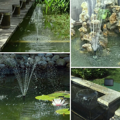 Antfraer Solar Water Pump Outdoor, 12 Watt Solar Fountain