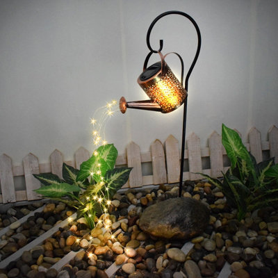 Solar Powered Watering Can Light Width 15.5CM