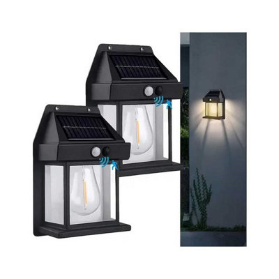 Solar Sensor Wall Light (Pack of 2)