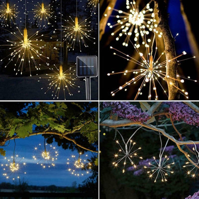 Solar String Lights Outdoor LED 3.8m waterproof Garden decorations - 4