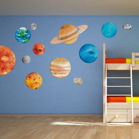 Solar System Wall Sticker Pack
