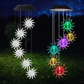Solar Wind Chimes, Perfect Windchimes For Gardens, Both for Indoor and Outdoor (Sun)