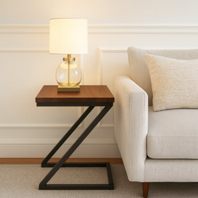 Solid American Walnut Lamp Side Table