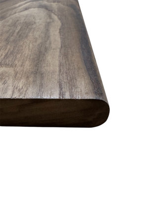 SOLID AMERICAN WALNUT WINDOW SILL BOARD DOUBLE ROUNDED EDGE (L) 1100MM ...
