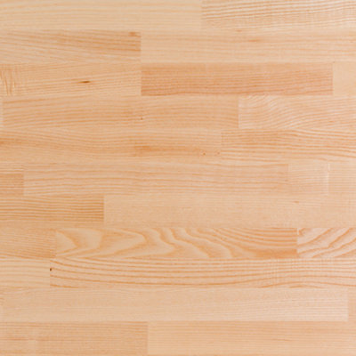 Solid Ash Wooden Worktop Upstand 3M x 80mm x 18mm