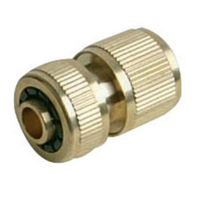 Solid Brass 1/2 Inch Quick Connector Female To 1/2 Inch Female Hose Compression Adapter / Converter