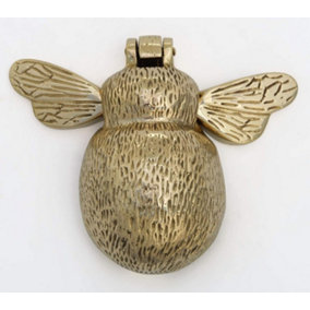 Solid Brass Country Bumble Bee Door Knocker