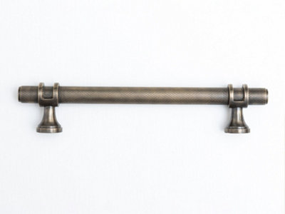 Solid Brass Knurled Kitchen Pull Handles & Knobs Antique Brass handle 170mm