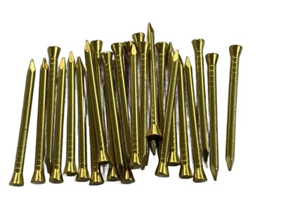 Solid Brass Pins 25mm (50pcs) Picture Tacks Hardboard Nails for DIY ...