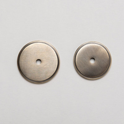 Solid Brass Plain Kitchen Pull Handles & Knobs Antique Brass Round ...