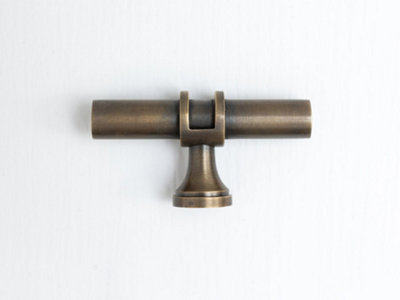 Solid Brass Plain Kitchen Pull Handles & Knobs Antique Brass TBAR