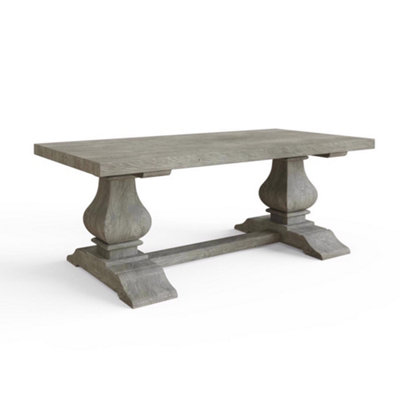 Solid Limewashed Reclaimed Pine Coffee Table