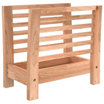 Solid Magazine Rack 40x26.5x38.5 cm Solid Wood Walnut