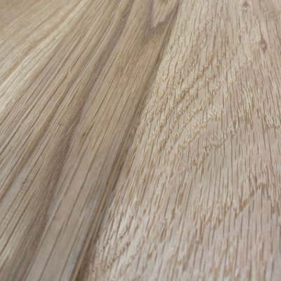 Solid Oak Flat Strip 66x6mm - 0.9m Length - Lacquered - 3